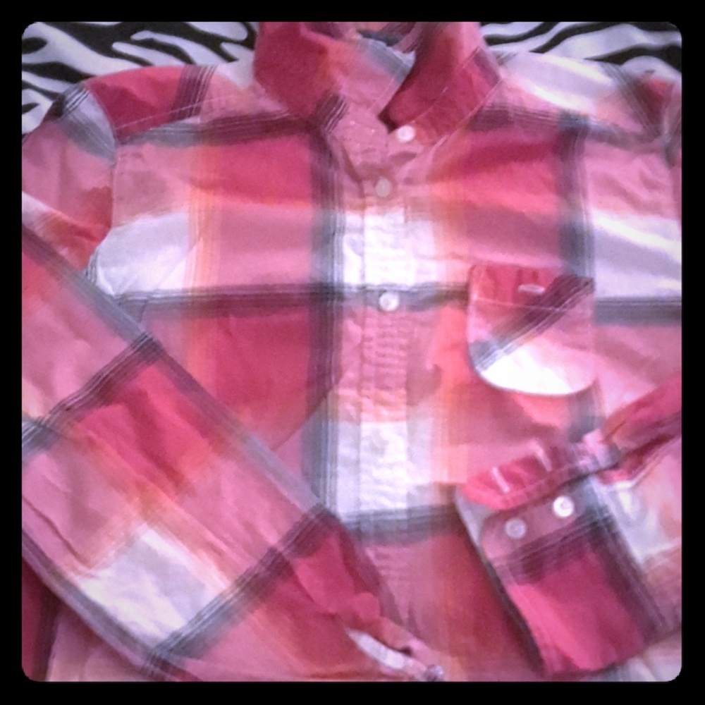 NWOT AMERICAN EAGLE PLAID long sleeve shirt